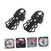 Folding Bike Rear Pedal Bicycle Rear Seat Footrest Steel Made Bike Pegs Easy to Install Non-Slip Cylinder Shape view 2