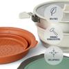 Sea to Summit Detour Essentials Camp Kitchen Kit (5 Liter Pot, Collapsible Colander, 2 Cutting Boards) view 4