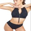 Gottex Women's Standard Free Sport Geo Club High Waist Swim Bottom, Black view 4