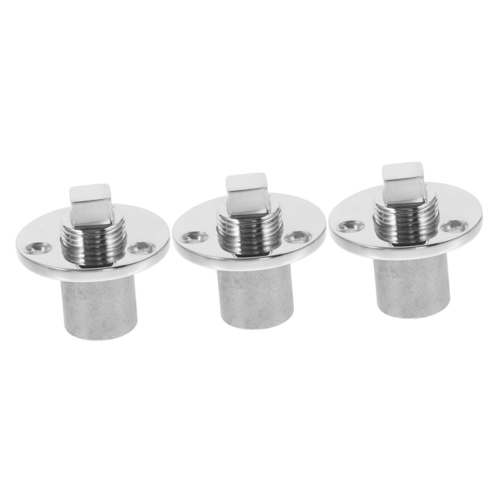 BESPORTBLE 3sets Boat Drain Plug Kit Kayak Plugs Scupper Stopper Small Kayak Scupper Kits