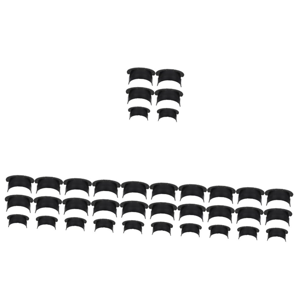 BESPORTBLE 6sets Pool Table Liners Black Billiards Supplies Replacement Parts 6pcs*6