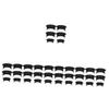 BESPORTBLE 6sets Pool Table Liners Black Billiards Supplies Replacement Parts 6pcs*6 view 1