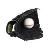 BESPORTBLE Left Hand Baseball Glove with Padded Faux Fur Lining for for Secure Fit for Outdoor Sports and Team Training Black view 4