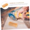 BESPORTBLE 3pcs Abrasive Belt Cleaner Block Natural Rubber Eraser for Skateboards Sanding Discs Grip Tape Cleaning Tool for Removing Dust Glue Compact view 2