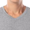 Fruit of the Loom Men's 360 Stretch Short Sleeve V-Neck Top and Short Sleep Pajama Set, Grey Heather, 3X-Large view 3