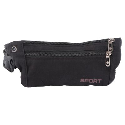 BESPORTBLE Canvas Waist Bag Sports Waist Pack Running Pocket Waterproof Phone Carrier for Men Women Adjustable Belt