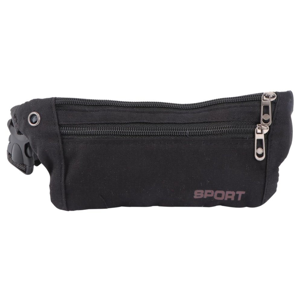 BESPORTBLE Canvas Waist Bag Sports Waist Pack Running Pocket Waterproof Phone Carrier for Men Women Adjustable Belt