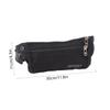 BESPORTBLE Canvas Waist Bag Sports Waist Pack Running Pocket Waterproof Phone Carrier for Men Women Adjustable Belt view 2