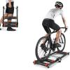 Adjustable Bike Rollers, Foldable Bicycle Training Stand with Storage Bag, 14 Level Resistance and Adjustable Roller, Load-Bearing Capacity High and Easy to Disassemble, for 16 to 27.5 Bikes view 1