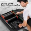Adjustable Bike Rollers, Foldable Bicycle Training Stand with Storage Bag, 14 Level Resistance and Adjustable Roller, Load-Bearing Capacity High and Easy to Disassemble, for 16 to 27.5 Bikes view 4
