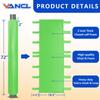VANCL Basketball Pole Protector  72" Tall All-Weather Foam Padding  Fits Square & Round Posts  Durable, Waterproof Training & Game Safety view 2