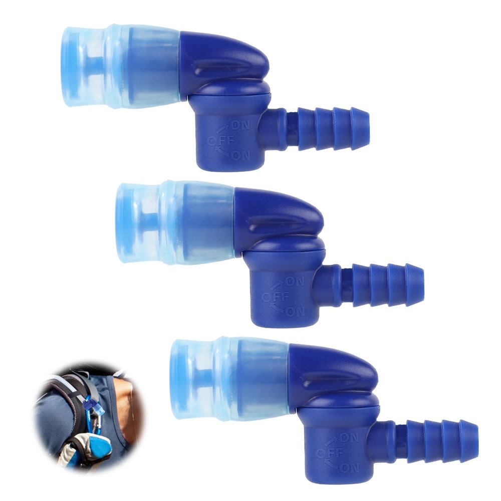 5pcs Bite Valve Replacement for Camelbak, Mouthpiece Replacement for Camelbak Hydration Pack Valve Mouth Piece Replacement Parts for Camelbak & Osprey Hydration Bladder (Blue)