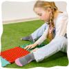 Bemeol Girls Socks 18 Pairs Ankle Socks for Girls Soft Athletic Low Cut Sock(5-7 Years) view 2