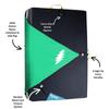 Asana Superhero Sunshine Bouldering Crash Pad - Deluxe Suspension, Triple Layer Dual Density Foam Structure, Heavy Duty Nylon - Premium Rock Climbing Crash Mat with Huge Landing Zone (57x40x4) view 3