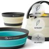 Sea to Summit Frontier Ultralight Collapsible Kettle Cook Set, 1-Person (Kettle, Bowl, Cup) view 4