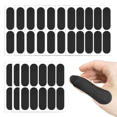 FixlyFido 100 PCS Bowling Thumb Tape - Premium Finger Grip Insert Tape for Bowlers - Bowling Finger Tape - Bowling Tape for Thumb Hole - Pre-Cut Bowling Insert Tape - 1 x 2.8 Inches(Black)
