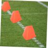 GOOHOCHY 6pcs Multi-Function Soccer Cones Orange Agility Poles for Boys and Girls Training Portable Cones Sports Equipment view 3