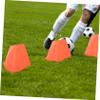 GOOHOCHY 6pcs Multi-Function Soccer Cones Orange Agility Poles for Boys and Girls Training Portable Cones Sports Equipment view 4