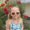DQbhzh Heart Sunglasses Kids Polarized Sunglass Girls Cute Fashion Heart Shaped Glasses for Children Age 3-12 Sun Glasses for Christmas Birthday Party Beach Pink Frame Brown Lens UV Protection Shades view 3