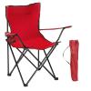 BHANAY Portable Camping Chairs for Adults, Small Outdoor Lightweight Folding Chair with Cup Holder with Carrying Bag, Compact, Durable - Ideal for Hiking, Backpacking, Beach, and Picnics, Red view 1