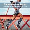 Bluemaple Compression Socks for Women & Men Circulation (6 Pairs) 15-20 mmHg is Best Support for Athletic Running Cycling view 4