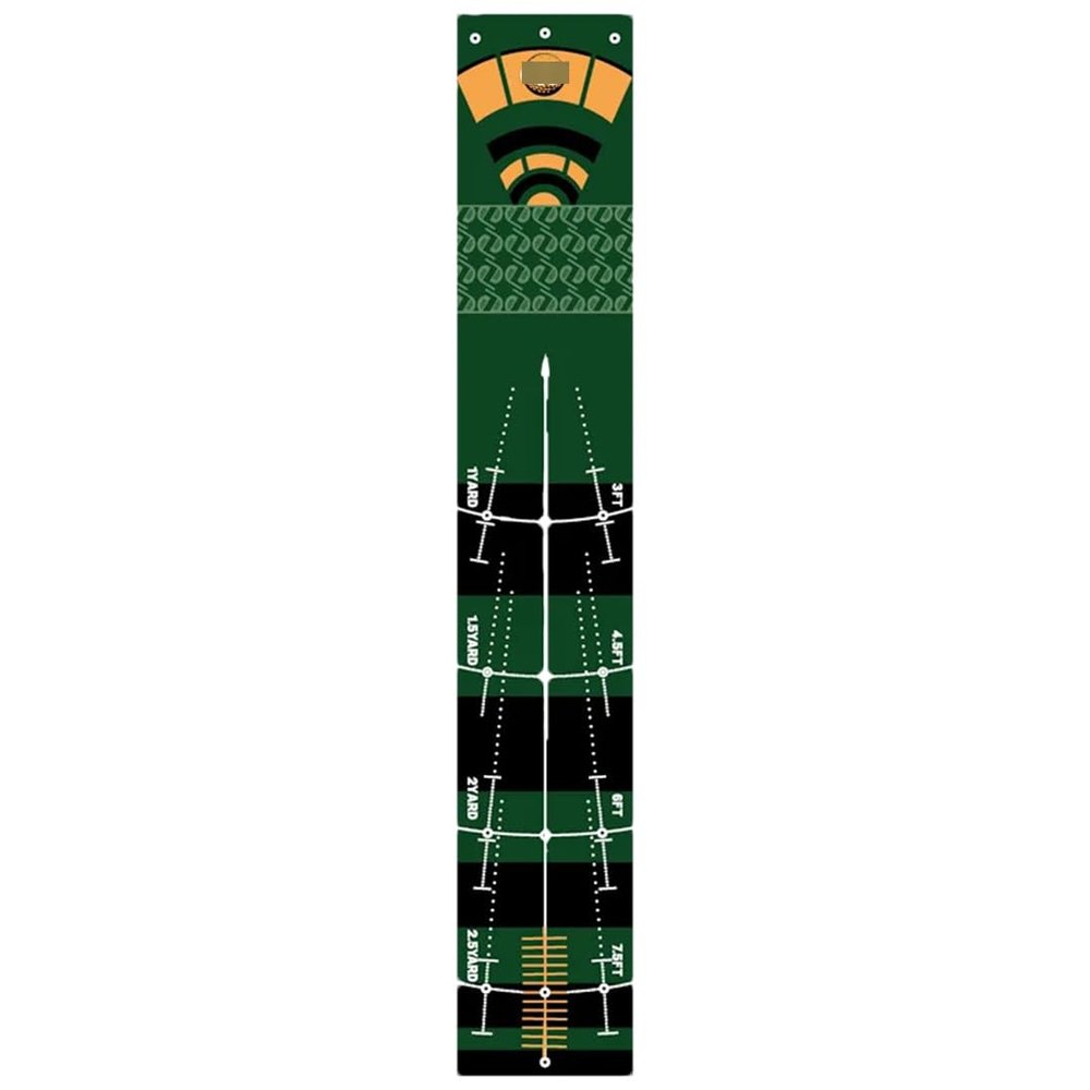 Suwequest Indoor Outdoor Golf Hitting Carpet Mini Putting Ball Pad Practice Mat Anti-Slip Golf Putting Training Mat 500MMx3000MM A
