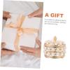 Holibanna European Crystal Jewelry Storage Box Small Trinket Organizer for Selling Elegant Display Case view 2