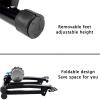 Portable Bike Trainer, Foldable Bicycle Training Stand with Foot Pedal Design, Quick Release & Lock, Adjustable Front Wheel Bracket and Maximum 100kg Load-Bearing Capacity, for Road, Mountain view 2