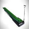 Suwequest Dual Color Grass Golf Putting Exerciser Indoor and Outdoor Golf Putter Trainer Portable Golf Practice Mat 3m with Track view 4