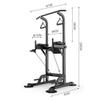 Power Tower Dip Station Pull Up Bar for Home Gym Strength Training Fitness Workout Equipment Height Adjustable Multi-Function 660Lbs with Backrest view 4