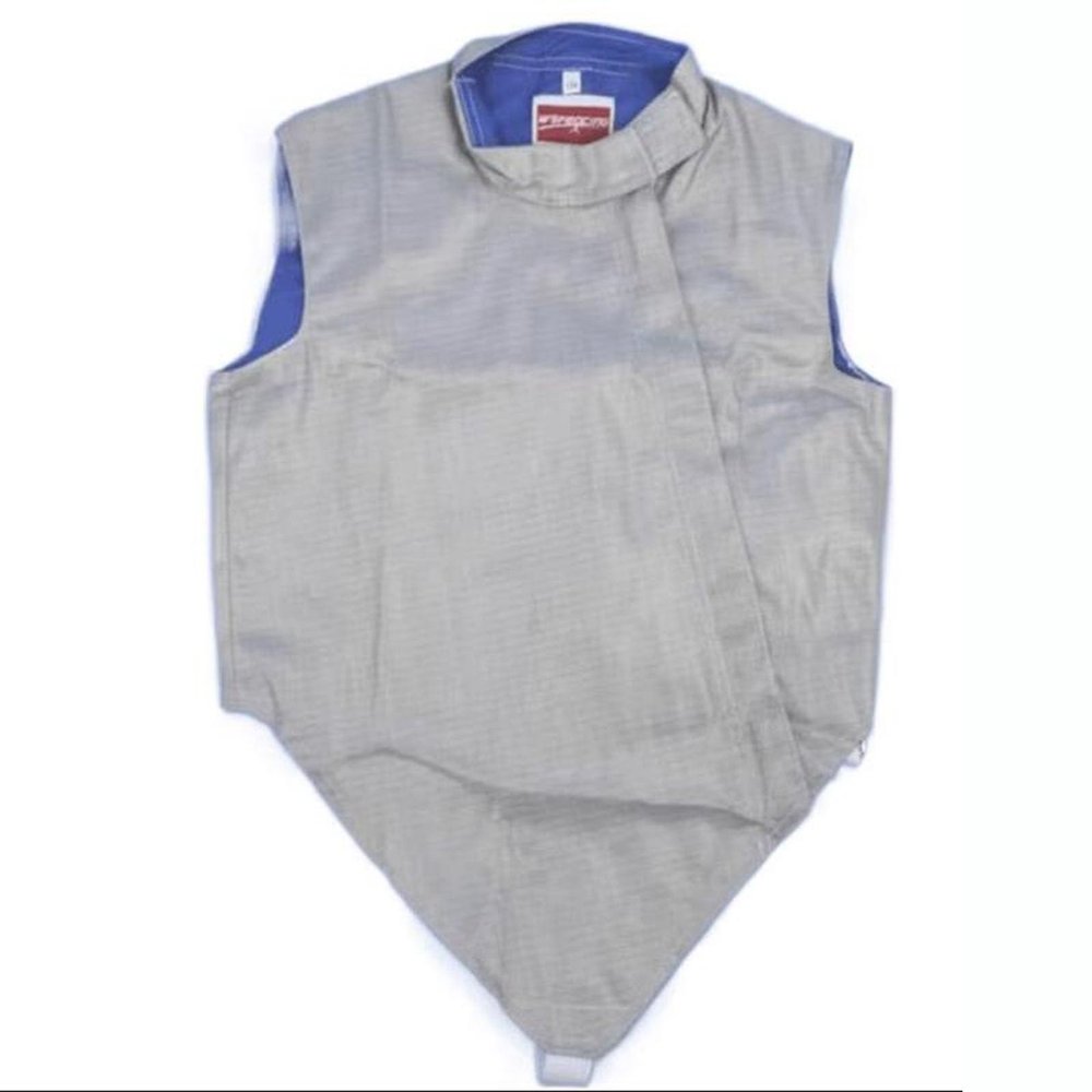 KJHY Foil Fencing Metal Jacket Foil Vests for Adults and Children Fencing Training Protective Suit for Competition (Thickness : Right Hand, Size : 44)