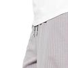 Maiyifu-GJ Men's Elastic Waist Casual Pants Loose Fit Stripe Cotton Linen Beach Pants Summer Drawstring Trousers (Grey,Medium) view 2