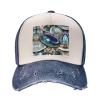 Abalone Nacre Fashion Retro Baseball Caps,Casual Baseball Caps,Cowboy Hats,Embrace Fashion and Function view 3