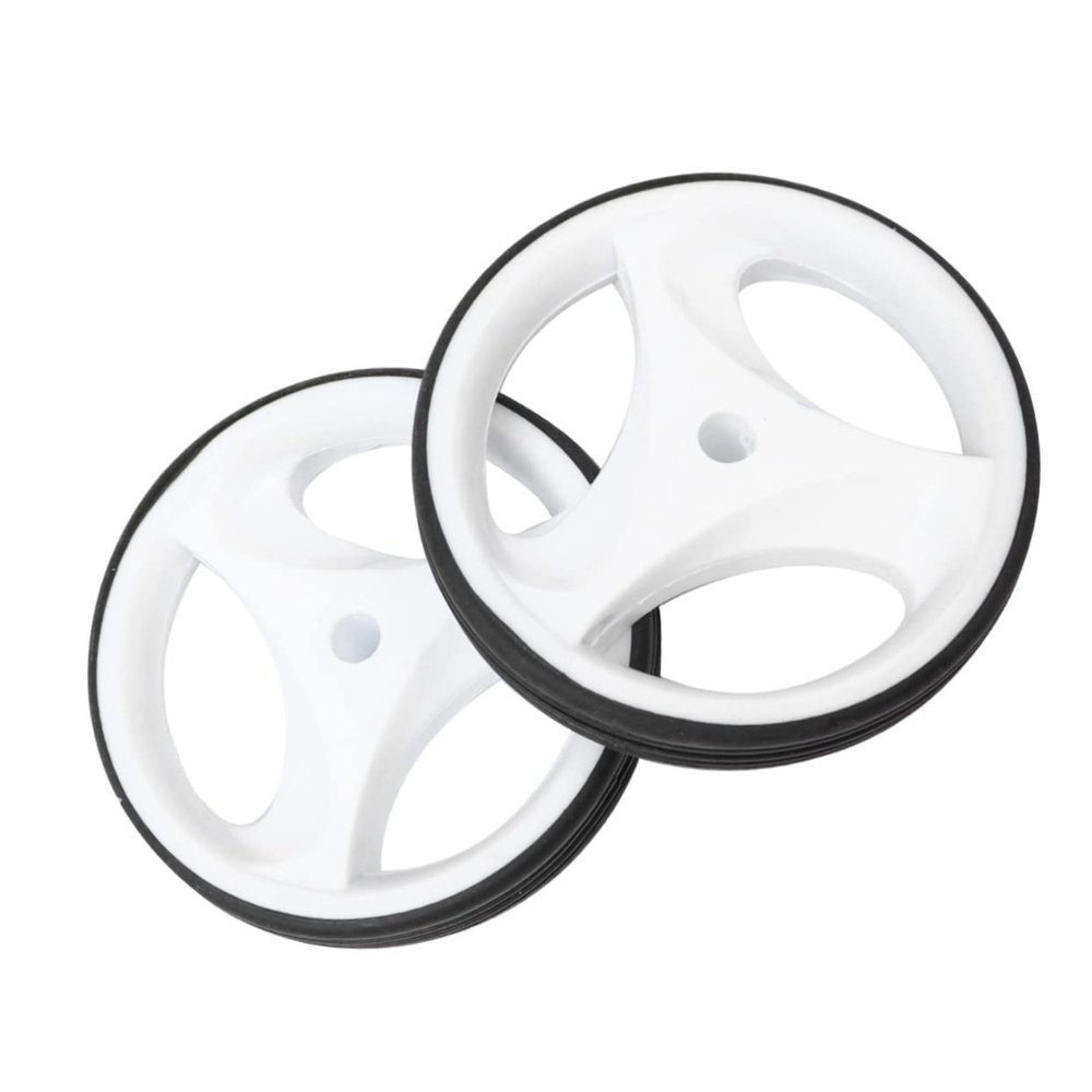 1set Mute Boys and Girls Bike Training Wheels with Bracket Balance Auxiliary Wheel Accessories for Cycling White