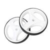 1set Mute Boys and Girls Bike Training Wheels with Bracket Balance Auxiliary Wheel Accessories for Cycling White