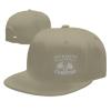 Life is Better Around The Campfire Hat Flat Bill Visor Classic Snapback Hat Baseball Cap Hip Hop Hats Natural view 2