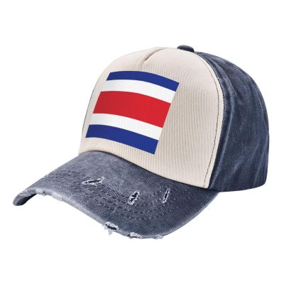 Costa Rica Flag Fashion Retro Baseball Caps,Casual Baseball Caps,Cowboy Hats,Embrace Fashion and Function