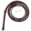 Leather Pro Impact 10 Feet Long 16 Plaits Red & Black Custom Bull-Whip Equestrian Sports for Professional Training Fully Hand Made Bullwhip view 1
