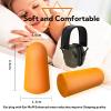GUCHO 34dB Noise Reduction Safety Shooting Ear Muffs,Hearing Protection Earmuff,Ear Protection for Hunting Mowing Welding view 3