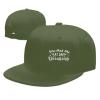 You Had Me at Day Drinking Hat Flat Bill Visor Classic Snapback Hat Baseball Cap Hip Hop Hats Moss Green view 2