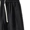 Maiyifu-GJ Mens Casual Cargo Pants Loose Fit Drawstring Elastic Waist Sweatpants Lightweight Joggers Pants with Pockets (Black,XX-Large) view 4