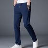 Maiyifu-GJ Men's Casual Cotton Sweatpants Drawstring Elastic Waist Stretch Joggers Pants Loose Fit Running Athletic Trousers (Blue,5X-Large) view 2