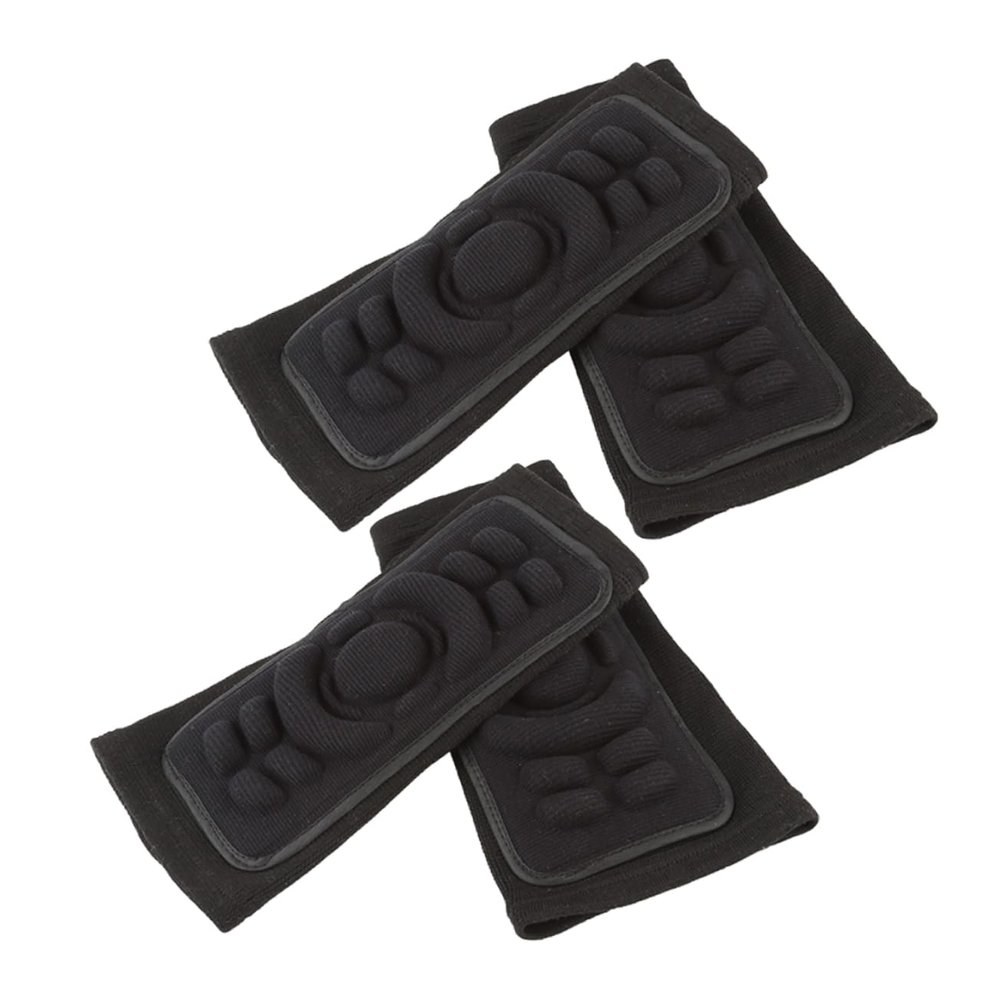 Anneome 2pcs Elbow Pads for Mountain Biking and Skiing Breathable Support for Arm Compression Comfortable and Soft Elbow Guards for Sports Safety Black