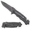 Gtizry Father's Day Gifts for Dad from Daughter Son - Best Dad Ever, Multifunctional Folding Knife for Fishing, Camping and Hunting - Birthday Christmas Gifts for Dad Thanksgiving Day Gift, Black view 1