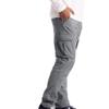 Maiyifu-GJ Men's Hiking Cargo Pants Trousers Lightweight Casual Athletic Jogger Pants Multi Pockets Workout Sweatpants (Light Grey,XX-Large) view 2