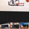 VANCL 2' x 5' Gym Wall Padding Panels Wall Mats Gymnasium Wall Padding 2 ft Wall Padding for Gym 60''Lx24''Wx2''T Wall Pads for Wall Mats for Safety Padding Black Wall Pad[4 Pack] view 1