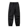 Maiyifu-GJ Men's Quick-Drying Cargo Pants Drawstring Athletic Jogger Sweatpants Casual Workout Hiking Long Trousers (Black,Medium) view 1
