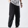 Maiyifu-GJ Men's Quick-Drying Cargo Pants Drawstring Athletic Jogger Sweatpants Casual Workout Hiking Long Trousers (Black,Medium) view 2