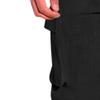 Maiyifu-GJ Men's Casual Loose Cotton Linen Pants Drawstring Elastic Waist Athletic Jogger Pants Summer Lightweight Sweatpants (Black,X-Large) view 4