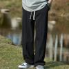 Maiyifu-GJ Mens Quick-Drying Casual Joggers Pants Drawstring Athletic Jogger Sweatpants Summer Casual Workout Hiking Trousers (Black,Large) view 2